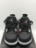 Air Jordan 4 Retro Black Canvas (GS) (WORN) (DAMAGED BOX)