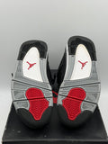 Air Jordan 4 Retro Black Canvas (GS) (WORN) (DAMAGED BOX)