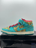 Nike SB Dunk Mid Premium Peacock (WORN/DMG BOX)
