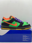 Nike SB Dunk Low Green Spark Hoop Orange (WORN)