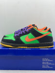 Nike SB Dunk Low Green Spark Hoop Orange (WORN)