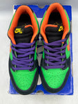 Nike SB Dunk Low Green Spark Hoop Orange (WORN)
