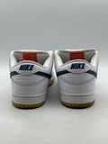 Nike SB Dunk Low Orange Label White Navy (WORN/NO BOX)