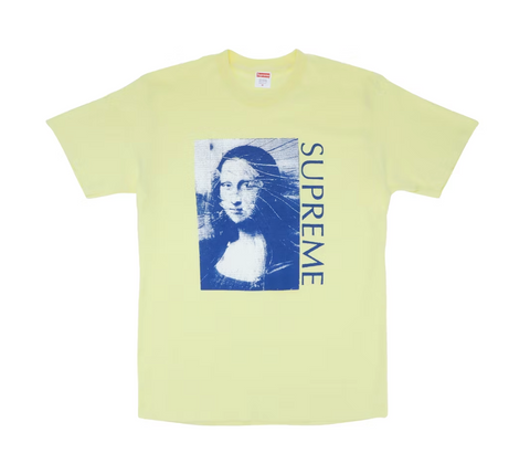 Supreme Mona Lisa Tee Pale Yellow