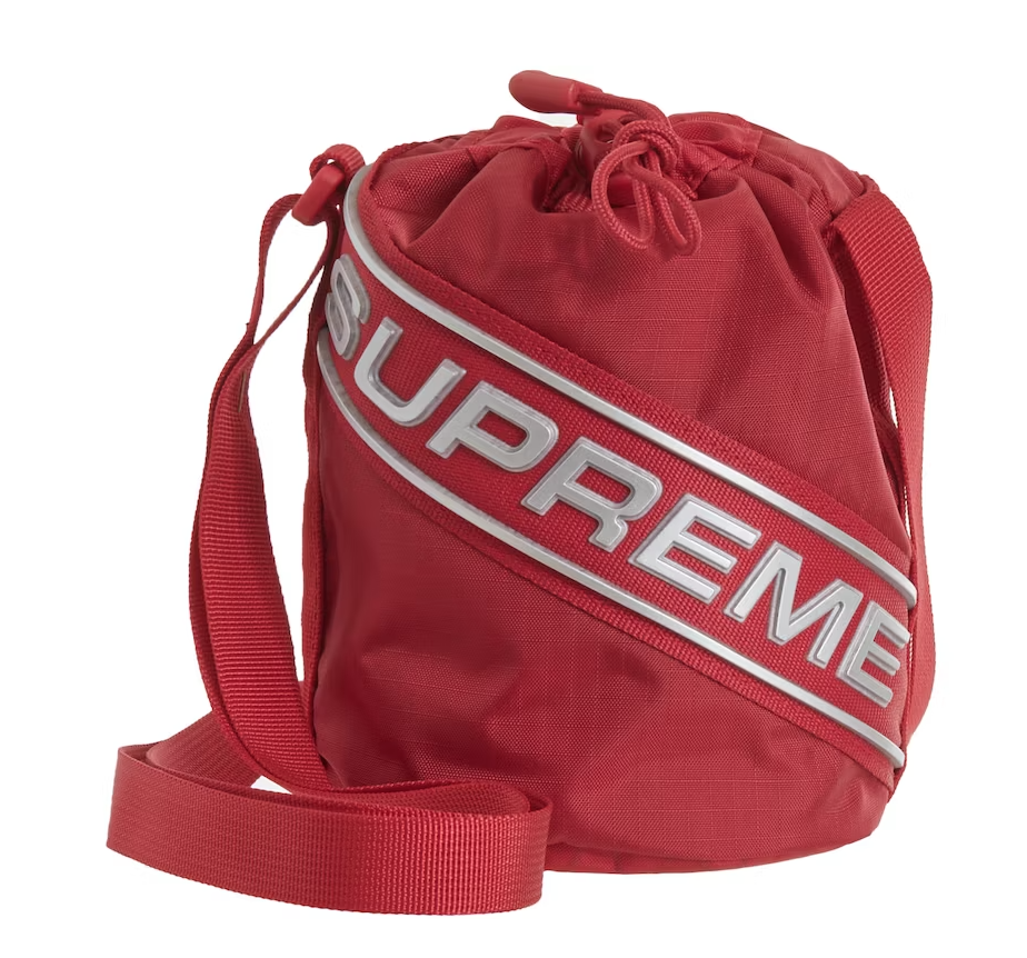 Supreme Logo Backpack Red