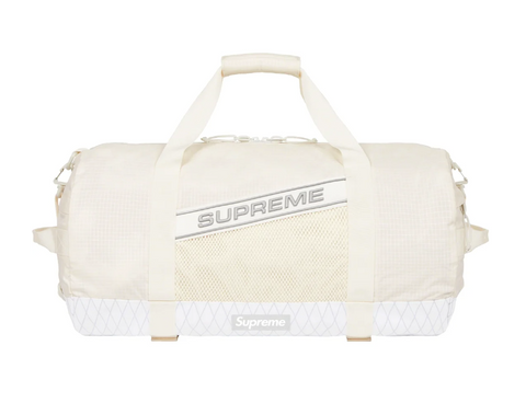 Supreme 3D Logo Duffle Bag White (FW23) – THE FIX