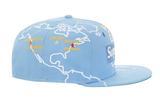 Supreme Worldwide Box Logo New Era Hat Light Blue (FW23)