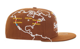 Supreme Worldwide Box Logo New Era Hat Brown (FW23)