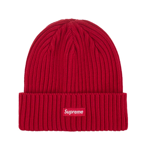 Supreme Overdyed Beanie (SS24) Red
