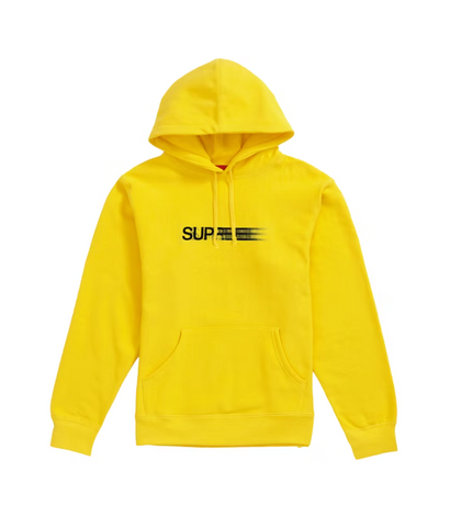 Supreme Motion Logo Hooded Sweatshirt (SS20) Lemon