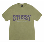 Stussy Burly Threads Pigment Dyed Tee Olive