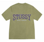 Stussy Burly Threads Pigment Dyed Tee Olive