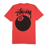 Stussy 8 Ball Pigment Dyed Tee Guava