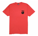 Stussy 8 Ball Pigment Dyed Tee Guava