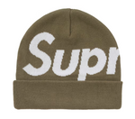 Supreme Big Logo Beanie (FW24) Olive