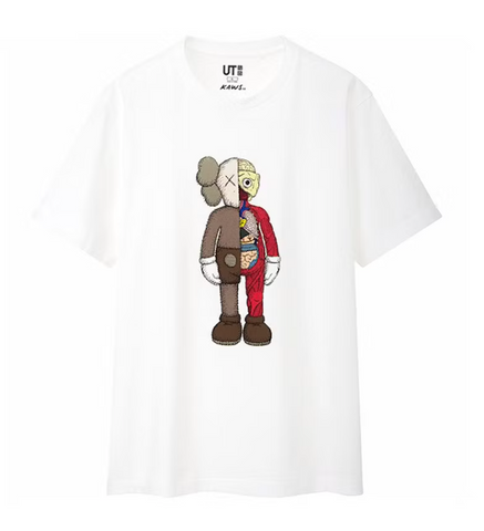 KAWS x Uniqlo Flayed Tee (US Sizing) White