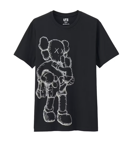 KAWS x Uniqlo Clean Slate Tee Black