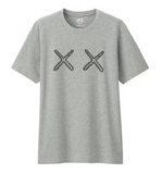 Uniqlo X Kaws XX Heather Grey Tee Shirt
