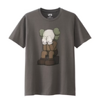 KAWS x Uniqlo Passing Through Tee Shirt Brown
