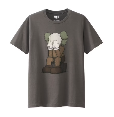 KAWS x Uniqlo Passing Through Tee Shirt Brown