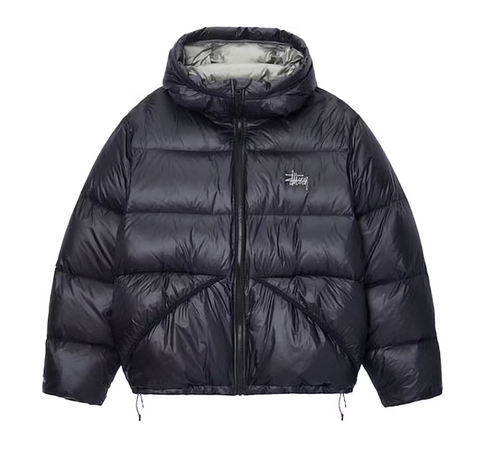 Stussy Down Micro Ripstop Parka Phantom Black (NEW W/ NO TAGS)