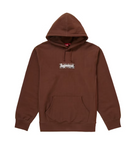 Supreme Bandana Box Logo Hooded Sweatshirt Dark Brown (WORN)