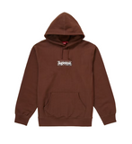 Supreme Bandana Box Logo Hooded Sweatshirt Dark Brown (WORN)