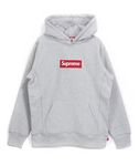 Supreme Box Logo Pullover Hoodie Heather Grey (WORN)