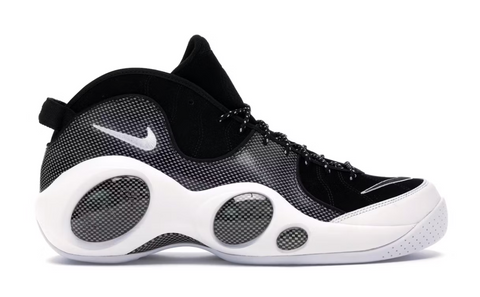 Nike Air Zoom Flight 95 Black Metallic Silver (NEW/YELLOWING)
