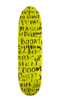 Supreme x Lee Scratch Perry Black Ark Cruiser Deck Fluorescent Yellow