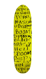 Supreme x Lee Scratch Perry Black Ark Cruiser Deck Fluorescent Yellow
