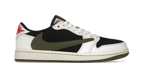 Air Jordan 1 Retro Low OG SP Travis Scott Olive (Women's) (NEW/DMG BOX LID)