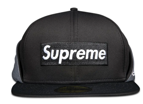 Supreme WINDSTOPPER Earflap Box Logo New Era Black