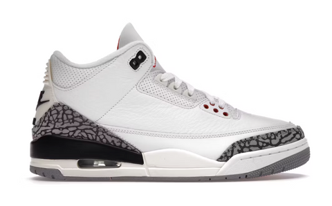 Air Jordan 3 Retro White Cement Reimagined (WORN)