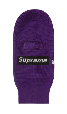 Supreme New Era Box Logo Balaclava (FW22) Dark Purple