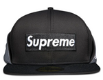 Supreme WINDSTOPPER Earflap Box Logo New Era Black FW20