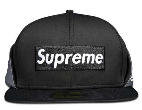 Supreme WINDSTOPPER Earflap Box Logo New Era Black FW20