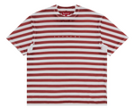 Supreme Overprint Stripe S/S Top Red
