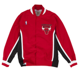 Men's Red Chicago Bulls 1992/93 Authentic Full-Snap Warmup Jacket (WORN)