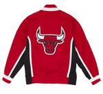 Men's Red Chicago Bulls 1992/93 Authentic Full-Snap Warmup Jacket (WORN)