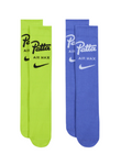 Nike X Patta Crew Socks (Cyber/Sapphire)