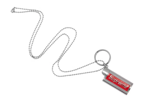 Supreme Metal Lighter Holster Silver