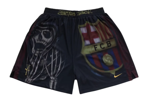 Travis Scott x Nike x FC Barcelona Skeleton Home Shorts Multicolor