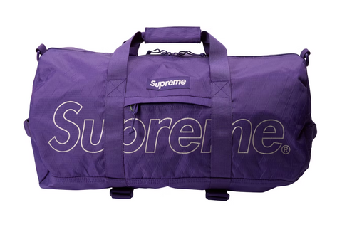 Supreme Duffle Bag (FW18) Purple (WORN)