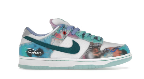 Nike SB Dunk Low Futura Laboratories Bleached Aqua (WORN)