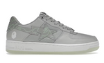 A Bathing Ape Bape Sta Text Code Camo Grey