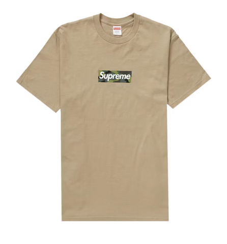 Supreme Box Logo Tee (FW23) Khaki