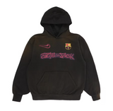Travis Scott x Nike x FC Barcelona Spray Logo Hoodie Black