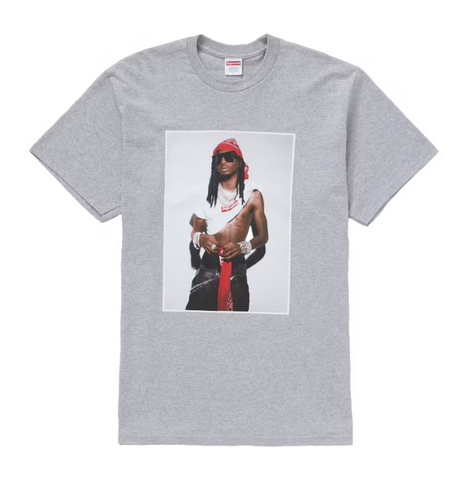 Supreme Playboi Carti Tee Heather Grey