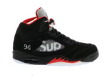 Air Jordan 5 Retro Supreme Black (WORN)